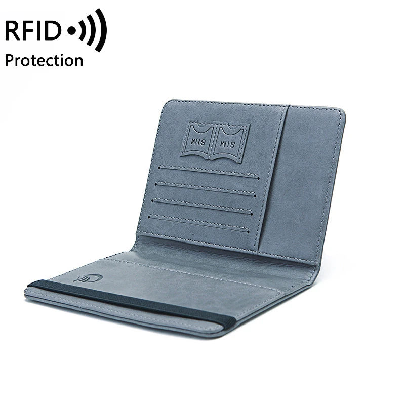 RFID, Ретро стиль, Обложка для паспорта, держатель для ID, банковских карт, из искусственной кожи, бизнес чехол для кредитных карт, для женщин и мужчин, кошелек, аксессуары для путешествий