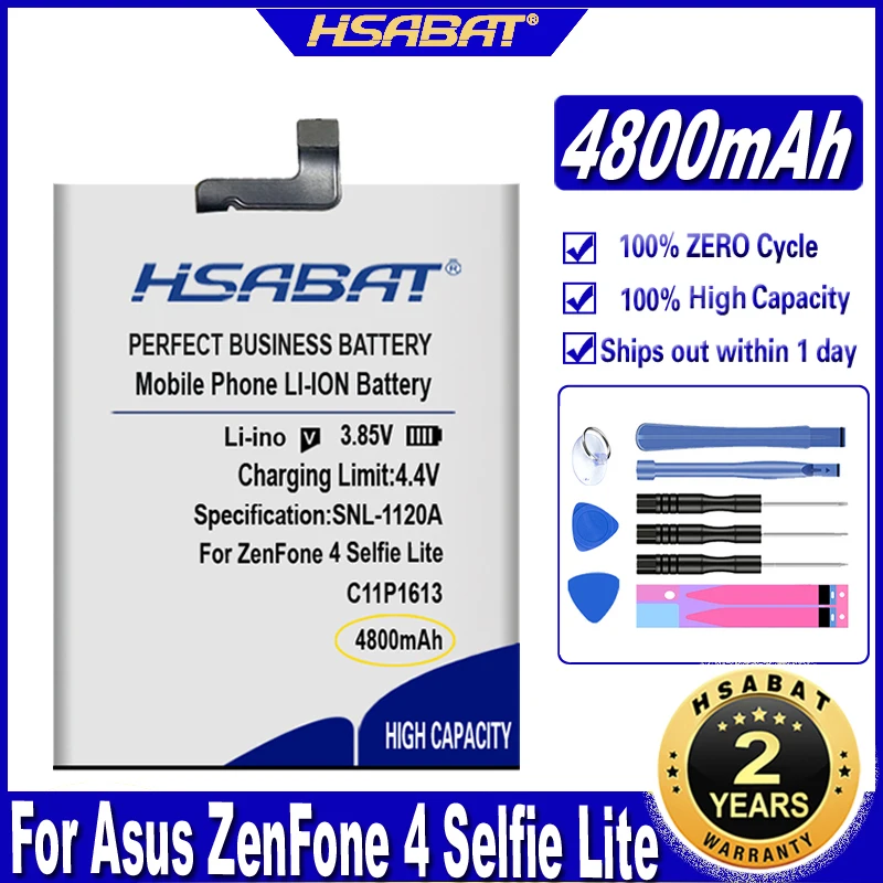 Аккумулятор HSABAT C11P1613 4800 мАч для Asus 4 Selfie Lite Dual SIM LTE ZB520KL ZenFone батареи | Мобильные