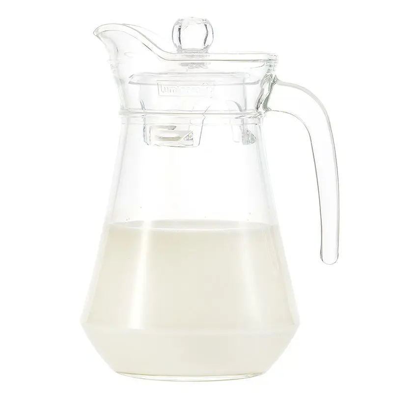 Heat-resistant Cold Water Bottle To Send 6 Cups Glass Jug Home Large Capacity Teapot Juice Tie Pot Cup | Дом и сад