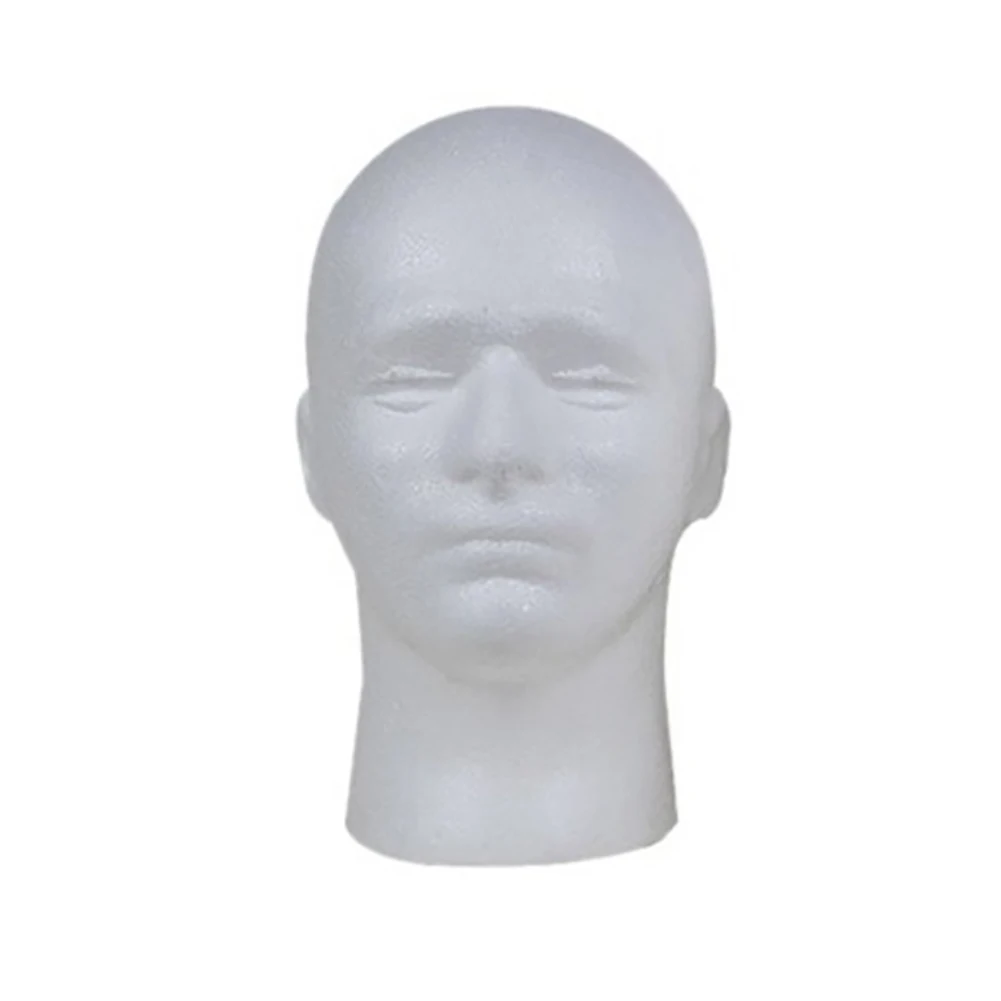 Styrofoam Mannequin Head Model Sunglasses Eyeglass Stand Hat Cap Display Holder