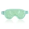 Spot Pvc Gel Ice Mask Summer Lunch Break Sleep Goggles Cold And Hot Compress Eye Mask Ice Pack Light Green ► Photo 2/6