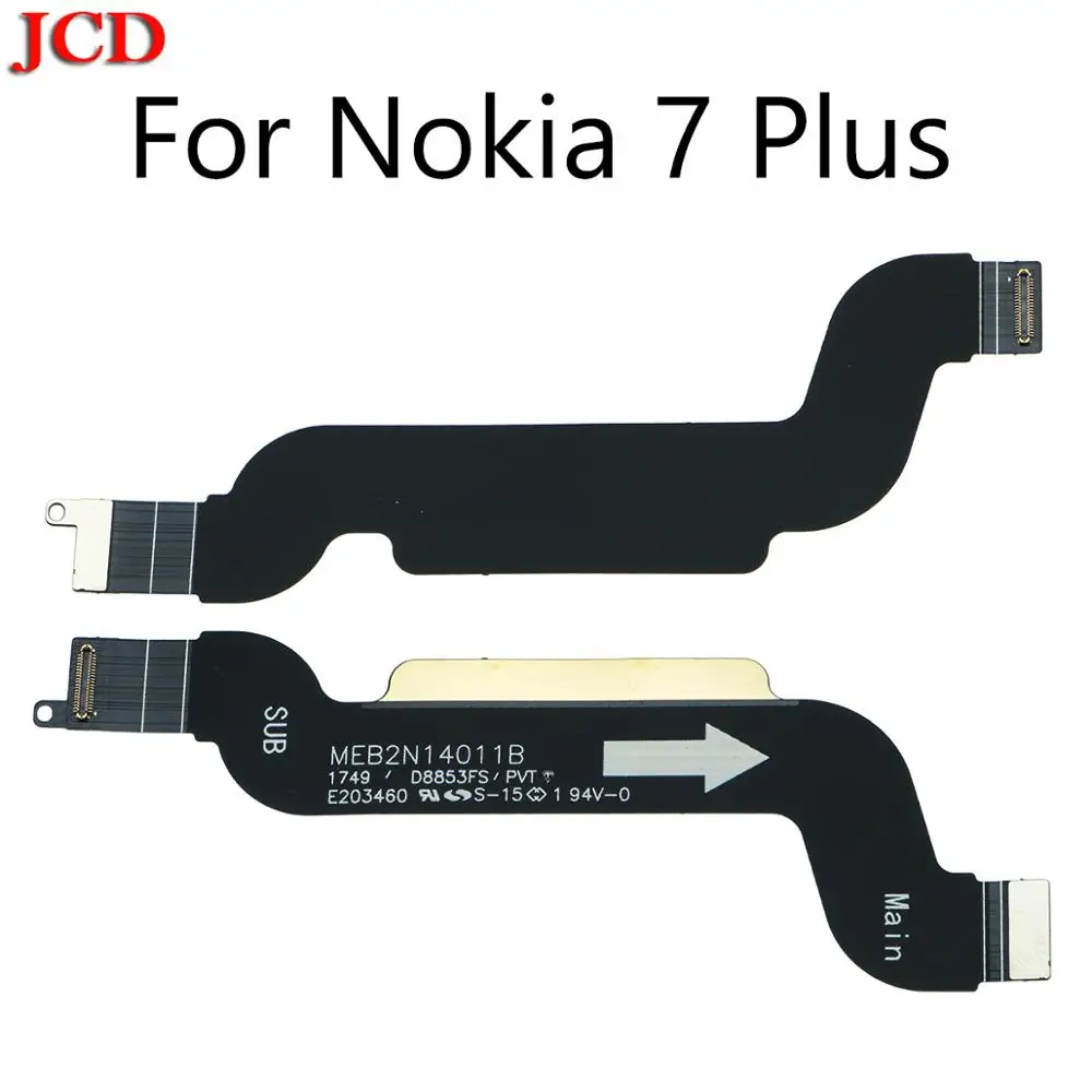 JCD главный разъем гибкий кабель материнской платы для nokia 3 5 6 7 7 плюс 8 3,1 плюс 5,1 плюс 6,1 7,1 Зарядное устройство к материнской платы гибкий кабель-лента