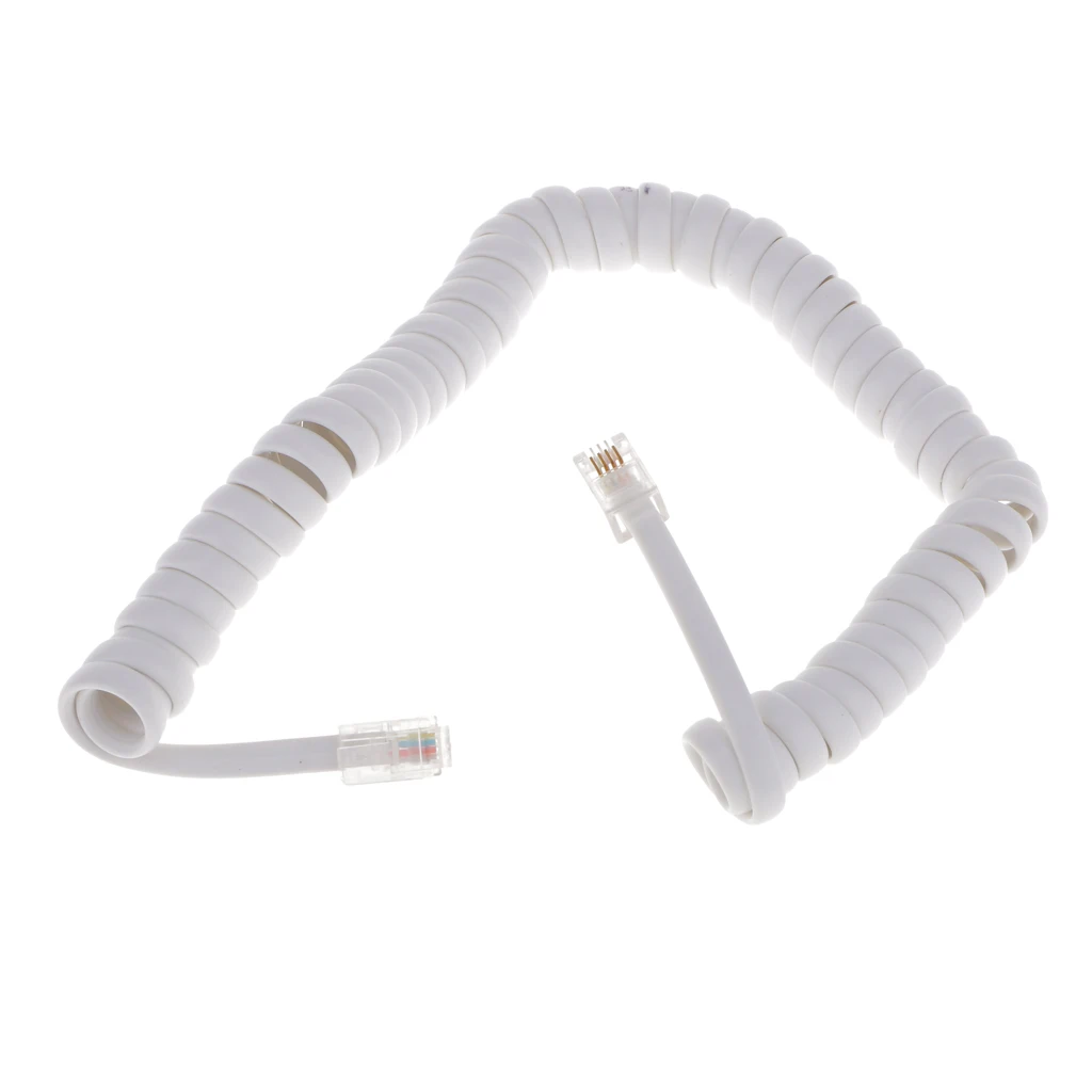 1.75Meters RJ11 4C Telephone Extension Cable Phone Cord Lead Connect Line