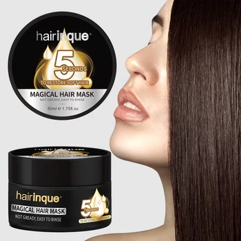 

HAIRINQUE Magical Keratin Hair Treatment Mask 5 Seconds Repairs Damage Hair Root Hair Repairs Damage Restore Soft Care TSLM1