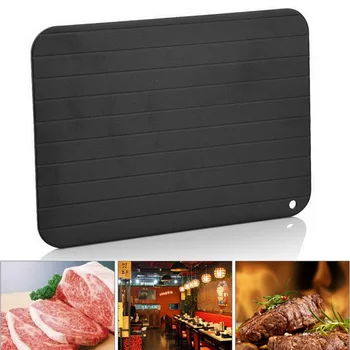 

Metal Magic Fast Heating Thawing Plate Defrosting Tray Defrost Meat For Cooking Foods Thawing Plate Kitchen Tool Top