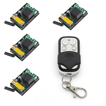 

Wireless Transmitter DC 12V 4X 1 Channel Remote Control light Switch Remote Control Transmitter 433Mhz