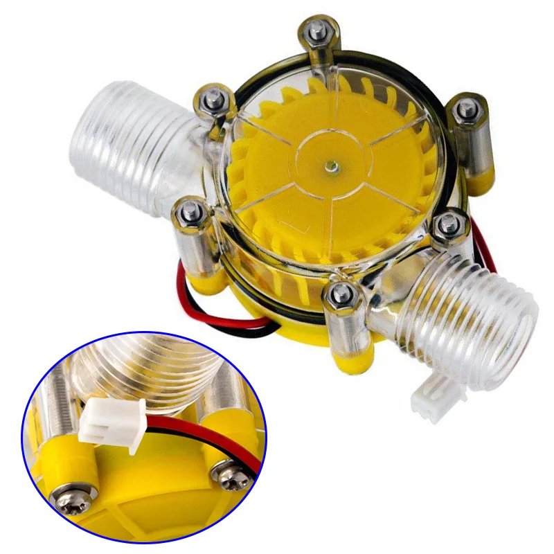 

DC 5V / 80V Water Flow Pump Mini Conversion Turbine Hydraulic Generator garden accessory