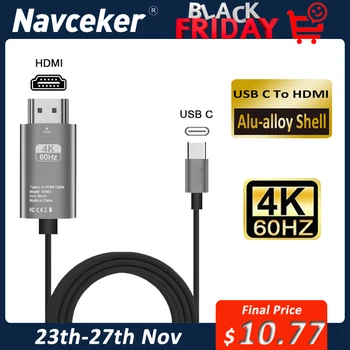 

2020 Best USB C 3.1 to HDMI 4K Adapter Cables Type C to HDMI Cable for MacBook Samsung Galaxy S9/S8/Note 9 Huawei USB-C HDMI