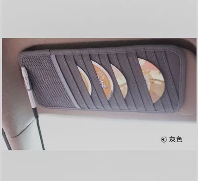 

Car Mounted Supermarket Sunshade Type CD Holder Storage Load CD Box Disc Multi-Function Car Bag Car Supplies Case Storage