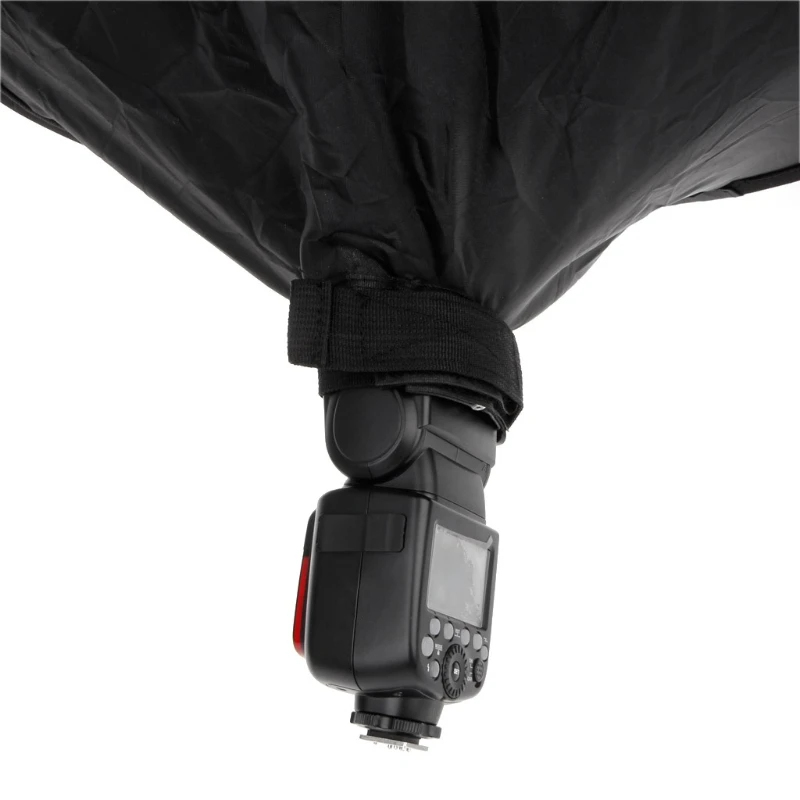 Universal 44cm Round Studio Flash Softbox Speedlite Diffuser Reflector Strap for Iconic Brand Nikon Iconic Brand Yongnuo