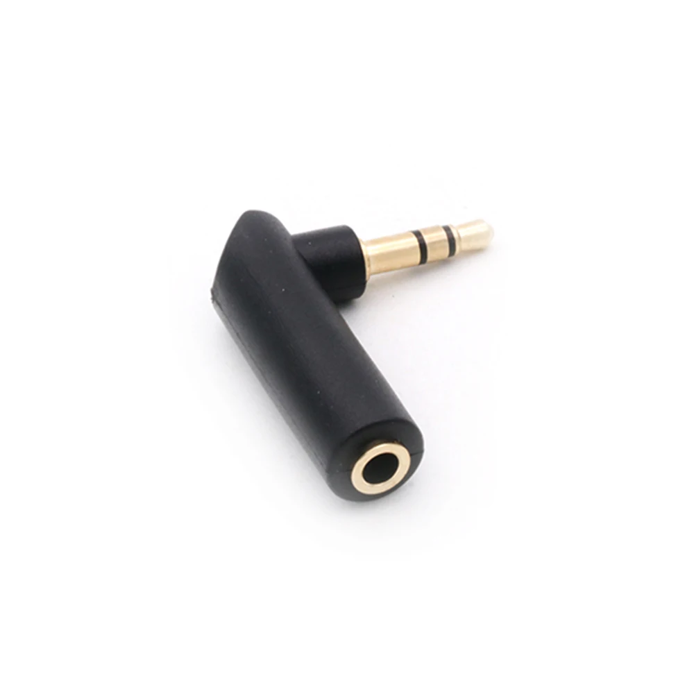 1pc Gold-plated Connector jack Right Angle Female to