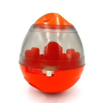 

Interactive Tumbler Pet Feeder Treat Ball Dog Toy For Pet Increases IQ Interactive Food Dispensing Ball Dog Cat Slow Feed Bowl
