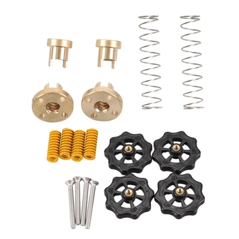 

2x T8 Anti-backlash Spring Loaded Nut for 2mm Thread Rod Lead Screw & 4 Pieces of Large Hand Twisted Conditioning Nut