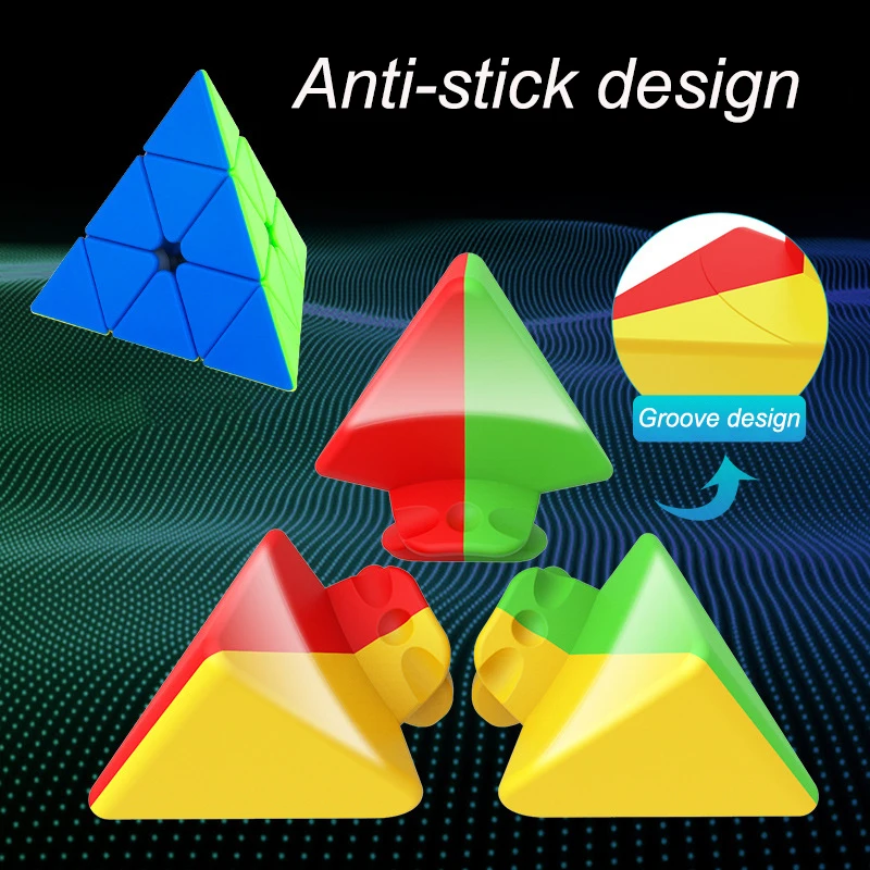 Набор скоростных кубиков Moyu Mofang Jiaoshi Meilong MF2S 2x2 MF3S 3x3 MF4S 4x4 MF5S 5x5 Stickerless Magic Cube 234 с подарочной коробкой