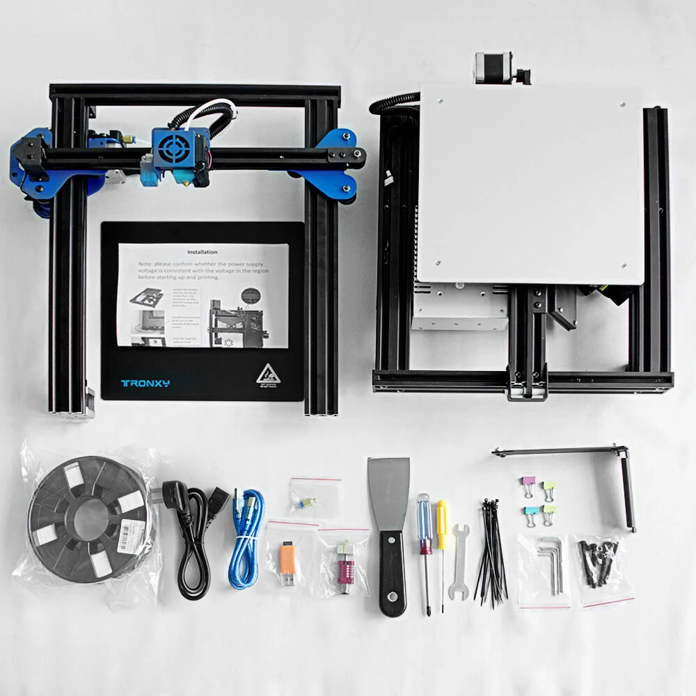 Набор для 3d принтера TRONXY XY-2 Pro, быстрая сборка, 255*255*260 мм, автоматическое выравнивание объема, печать нити