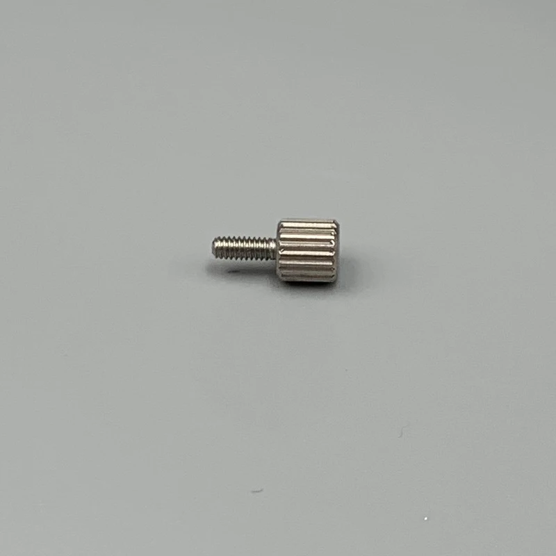 M2 M2.5 M3 OD 5mm 6mm 8mm 10mm 12mm 16mm 20mm Length 304 Stainless Steel Fast Tighten Bolt Cylinder Flat Knurled Thumb Screw