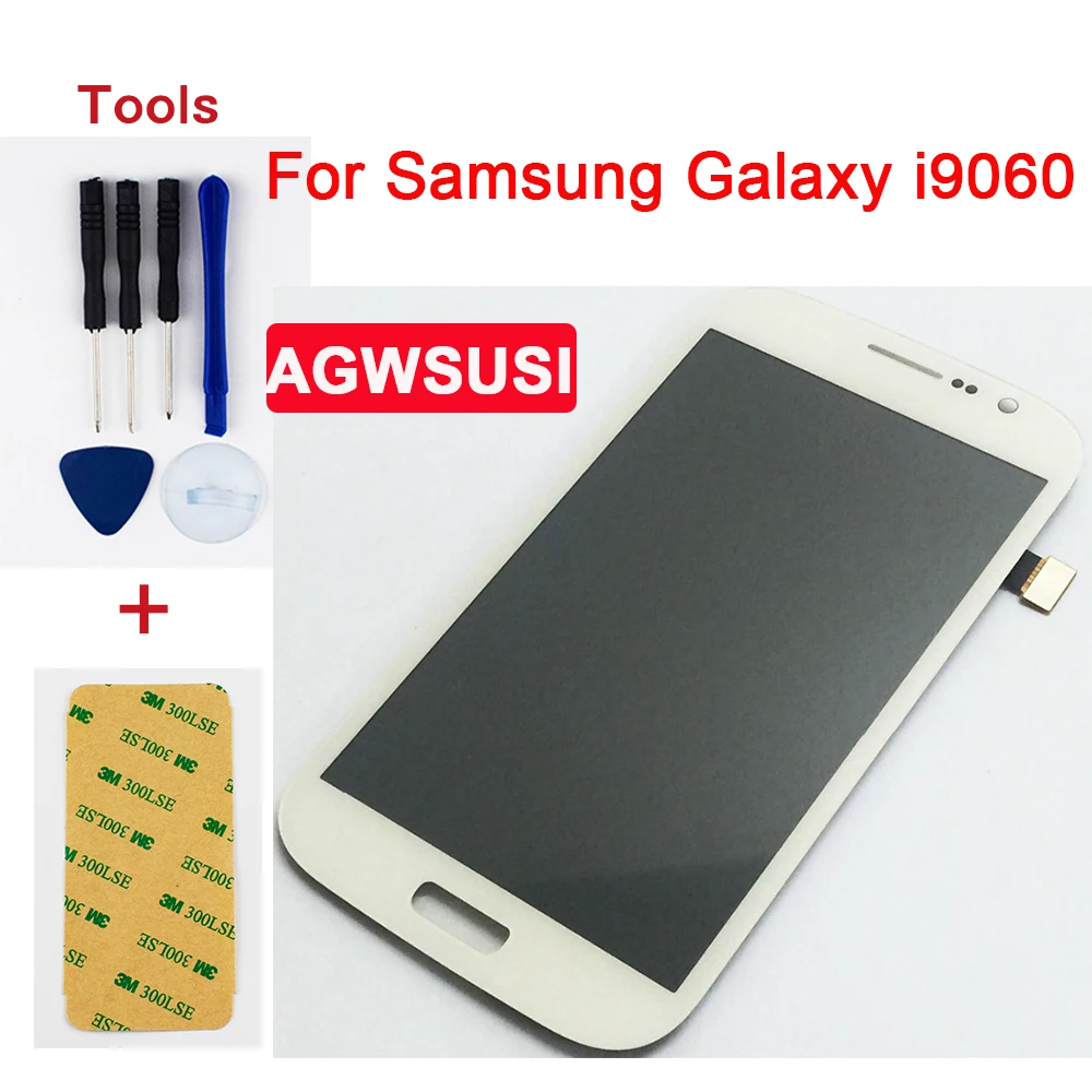 ЖК дисплей для samsung Galaxy Grand Neo i9060 i9062 Duos сенсорный экран стеклянная панель монитора