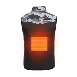 Winter Warm Children's Ski Heating Vest Kids USB Smart Electric Heated Jacket for Ski Camping Hiking Bicycle Heating Clothes