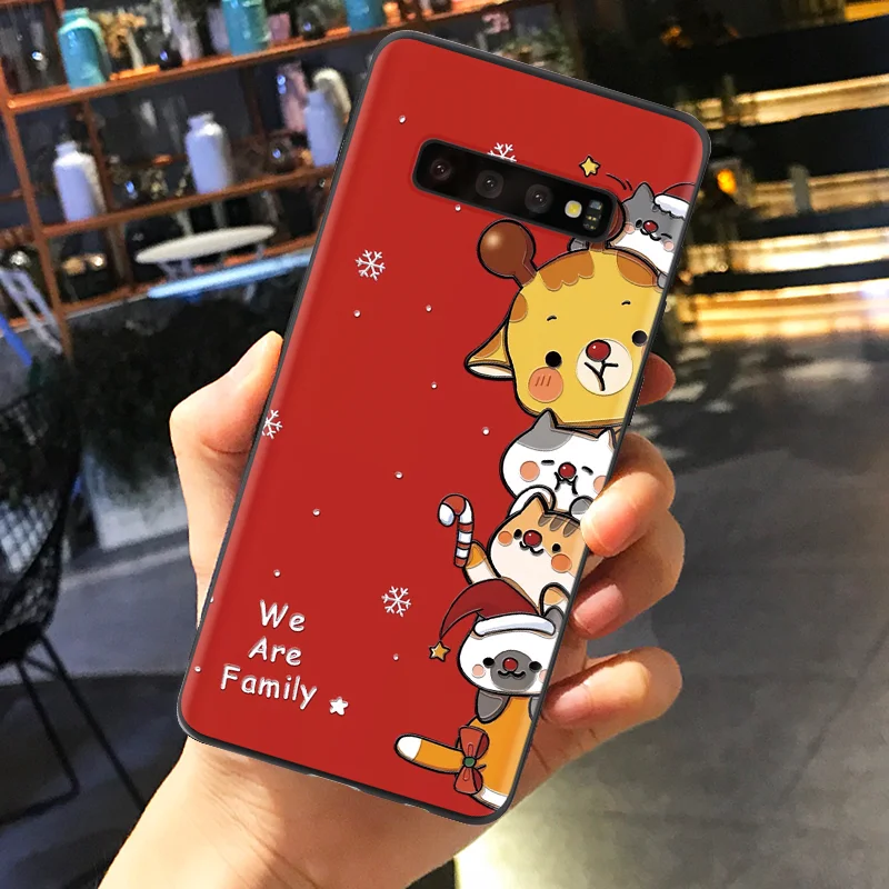 3D мультфильм чехол с тиснением для samsung Galaxy A70 A30 A40 A50 A60 A9 A7 A6 J5 J7 J4 J6 S6 S7 край S8 S9 S10 плюс S10e примечание 9 8