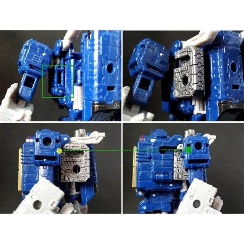 4PCS Shockwave Labs SL 51 Upgrade Kit 3D Print for Soundwave Siege Voyager Class E65A 2
