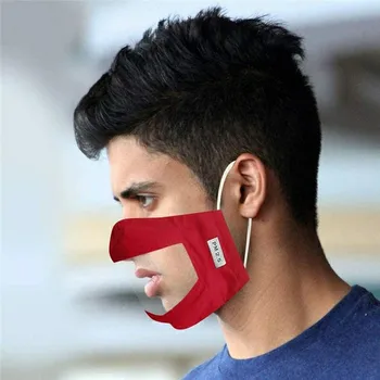 

10PCS Transparent Protection Face Mask Adults Smile Fashion Face Mask Clear Visible Expression Reading Reusable Dust-proof Masks