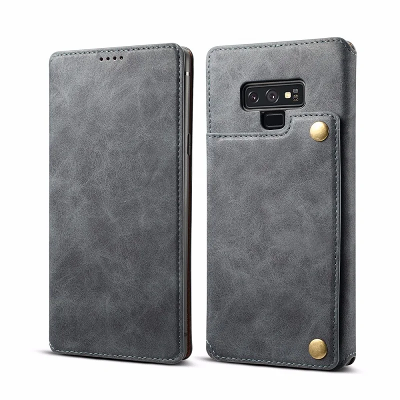 Чехол для samsung Galaxy Note 9, чехол с откидной крышкой, винтажные чехлы для телефонов samsung Note 9, чехол из искусственной кожи, слот для магнитных карт, чехол на Note 9