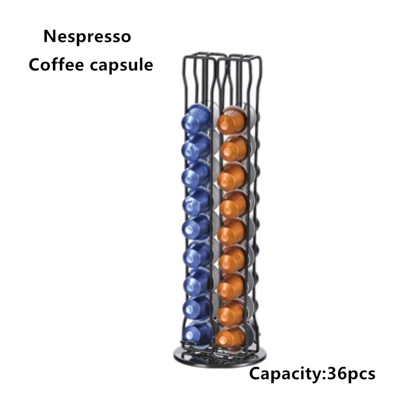 7 Кофейная капсула Nespresso стойка-башня стойка для кофейных капсул диспенсер подходит капсула Nespresso для хранения держатель фильтра для кофе - Цвет: 7