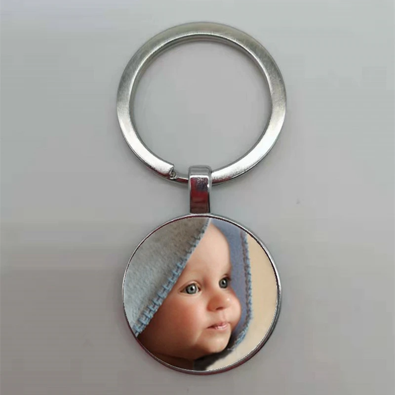 DIY Фото Подвеска Брелок фотографии вашего ребенка мамы папы бабушки и дедушки как