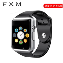 A1 наручные часы Bluetooth Смарт часы спортивные Шагомер с sim-камерой Смарт часы для Android PK iwo 8 DZ09 часы мужские часы