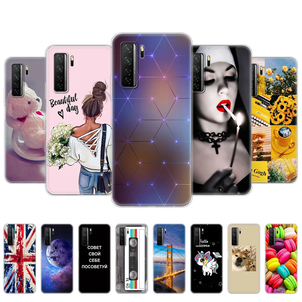 Чехол для huawei honor 30S силиконовый мягкий чехол-накладка из ТПУ телефона Huawei Honor 30s