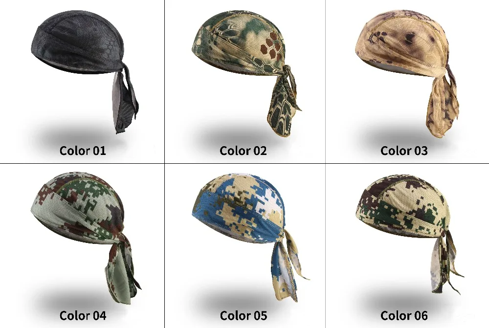 2021 New  Headband Summer Men Printed Cycling Cap Sun Protection Camouflage Fishing Running Headscarf Hood Hiking Sport Bandana mens blanket scarf