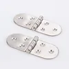 1PCS 201 Stainless Steel Flush Hinges 180 degree Cabinet Hinges Door Semicircle Hinges Furniture Accessories ► Photo 1/5