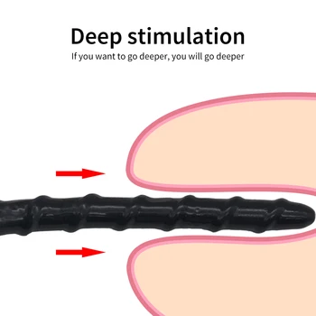 47cm Super long Anal Plug Dildo Soft Silicone Butt Plug For Female Male Gay Masturbation Anal Sex Toy Anus Dilator Expander 4