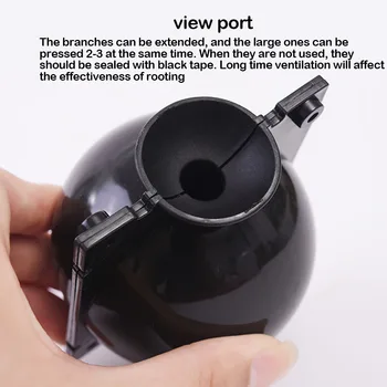 

1/3pcs High Pressure Plant Rooting Ball Grafting Rooting Growing Box Breeding Case for Garden SEC88