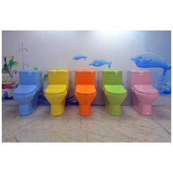 

Kindergarten Multicolour Child Toilet Closestool Nursery School Bathroom Ceramic Toilet Bowl Never Fades 305mm 185mm Pit Spacing