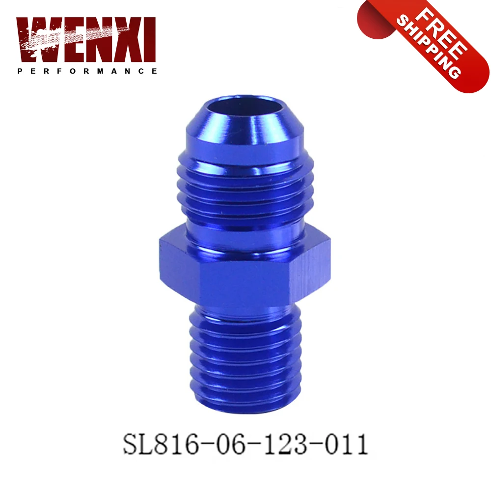 

Бесплатная доставка Male 6AN 6 An Flare к метрическому прямому фитингу m12x1, 5 (мм) и порту 6-M12*1,5. Адаптер