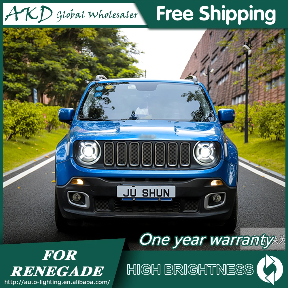 Головной светильник s для автомобиля JEEP Renegade- DRL Дневной ходовой светильник светодиодный Биксеноновая лампа противотуманный светильник s тюнинг автомобильные аксессуары