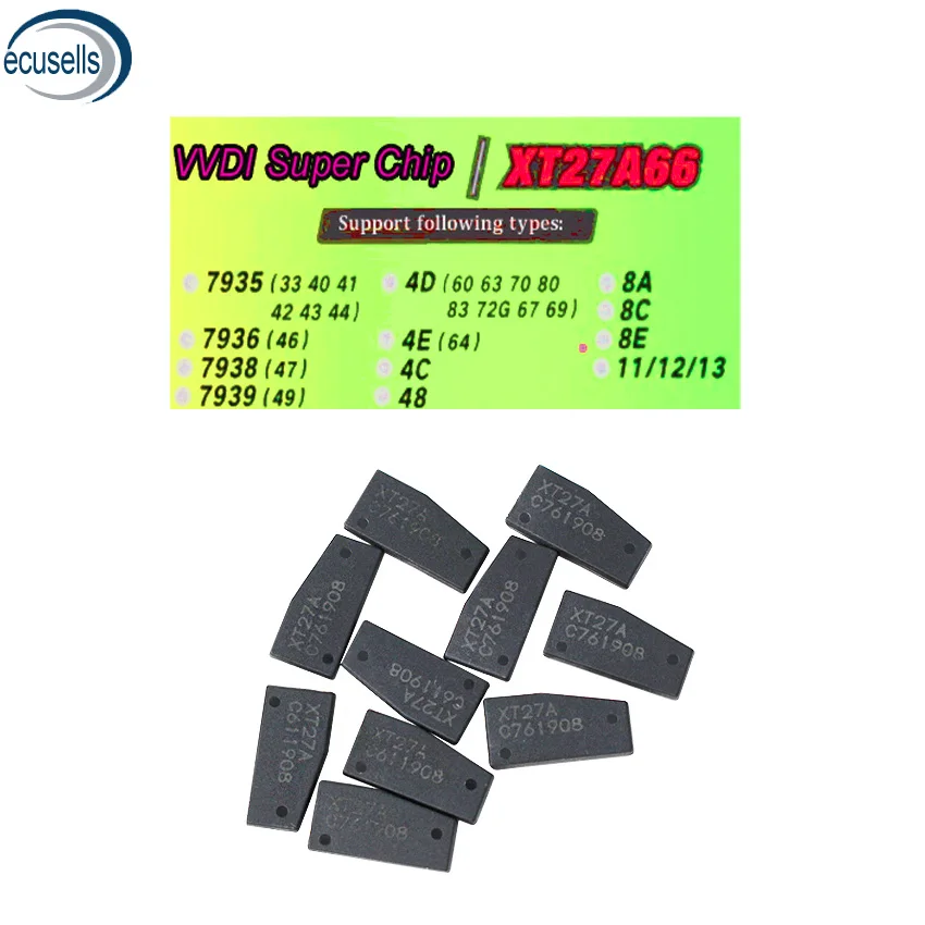 10 шт. транспондер Xhorse VVDI Super Chip для ID46/40/43/4D/8C/8A/T3/47/41/42/45/ID46 VVDI2 Key Tool /Mini | Автомобили и
