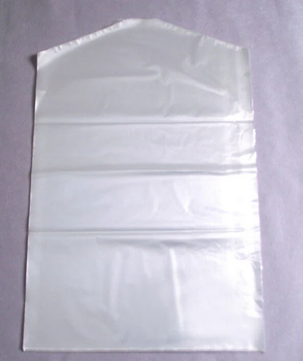 Прозрачный пылезащитный мешок для одежды, 20 шт., чехол для одежды, пылезащитная вешалка для хранения, защитный чехол для одежды - Цвет: Прозрачный