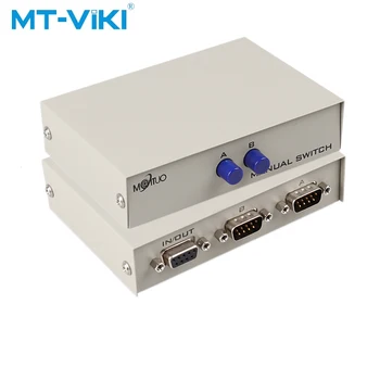 

MT-Viki 2 Port DB9 RS232 switch splitter Two Computer devices share a DB9 printer Manual switching MT-232-2