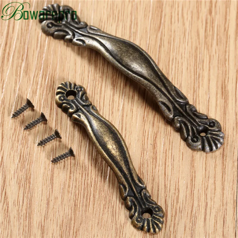 

Antique Brass Cabinet Knobs and Handles Furniture Knobs Vintage Kitchen Cupboard Dresser Handles Drawer Pull Jewelry Box Knobs