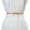 Chain Belt For Women Elastic Stretch Ladies Dress Waist Belt Skinny Thin Gold Silver Color Female Belts cinturones para mujer ► Photo 2/6