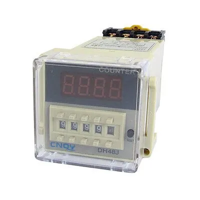 

Programmable DH48J Digital Counter Relay 1-999900 AC 48V 50/60Hz