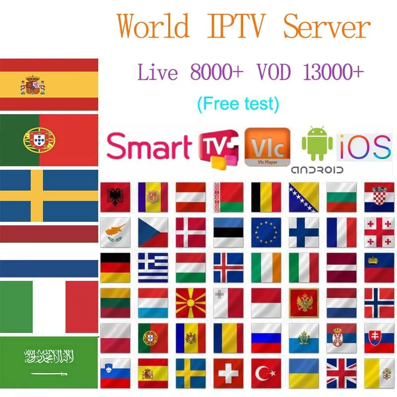 Испания ip tv подписка m3u ip tv Франция Германия Италия Португалия для Android tv Box Enigma2 m3u Smart tv PC 8000+ Live IP tv