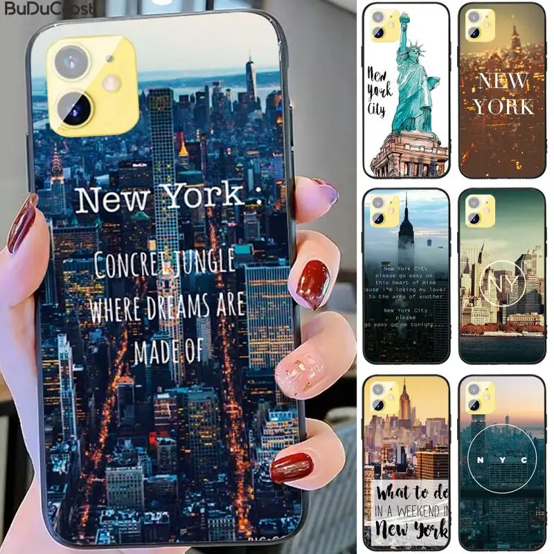 Riccu New York City I Love Custodia Per Telefono New York Per Iphone 11 12 Mini Pro Max X Xs Max 6 6S 7 8 Plus 5 5S 5Se Xr Se2020
