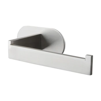 

Wall Mount Toilet Paper Holder Stainless Steel Bathroom Kitchen Roll Paper Accessory Tissue Towel Accessories Rack Holders