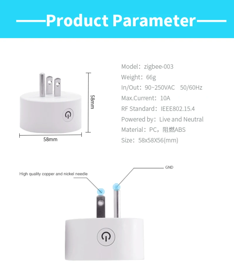 Умная Wi-Fi розетка eWelink ZigBee мини-переключатель для Alexa samsung SmartThings поддержка эхо-устройства Голосовое управление
