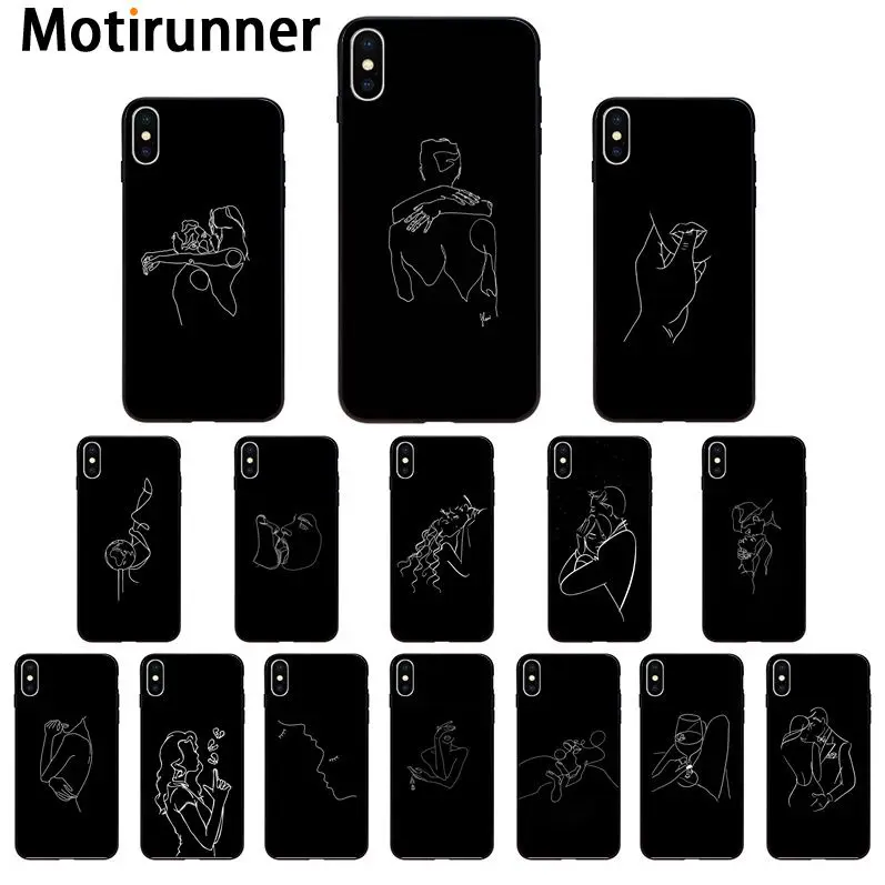 Чехол Motirunner в минималистском стиле Twerk It Sexy Line высокого качества для iPhone 11 pro XS MAX 8 7