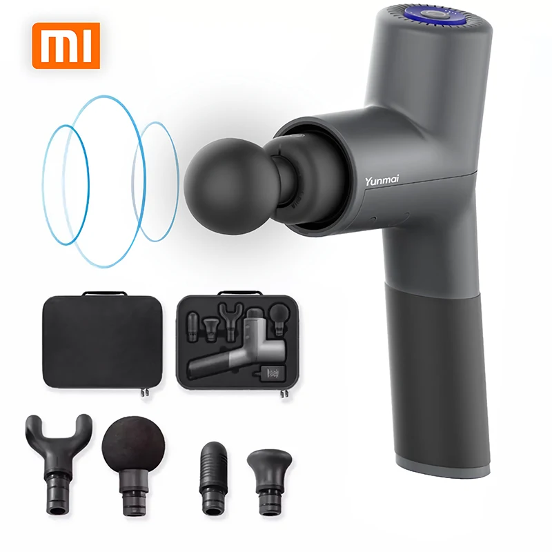 Xiaomi массажный пистолет для шеи профессиональный дизайн Электрический мышечный