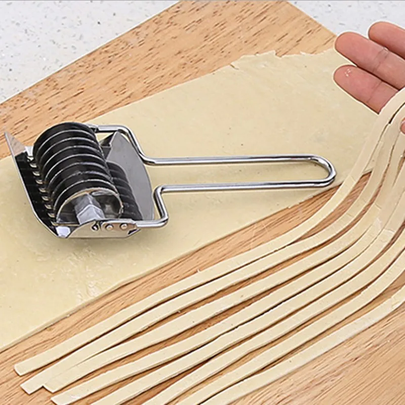 DIY Stainless Steel Manual Section Non-slip Handle Pressing Machine Noodles Cut Knife Shallot Cutter Makers